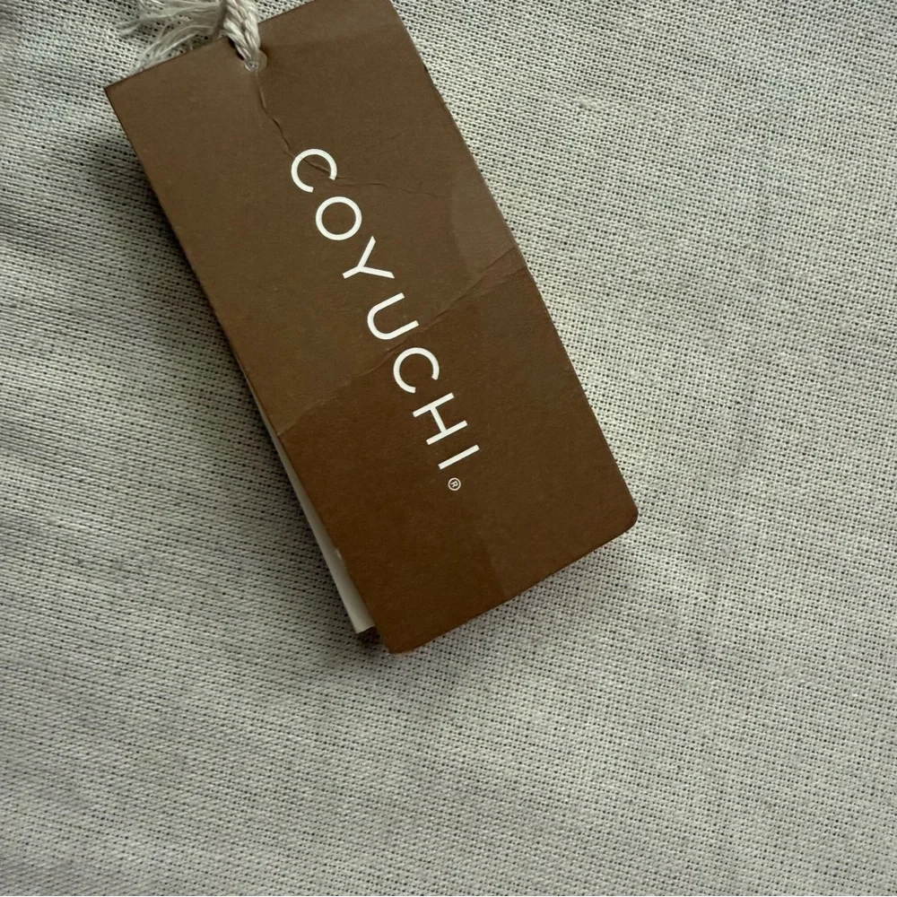 COYUCHI PEBBLED HANDSTICHED ORGANIC COTTON QUILT KING